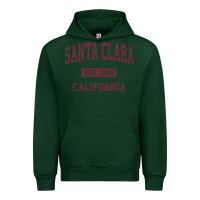 Forest Green santa clara cali ca vintage athletic sports design Urban Hoodie - artisFamous