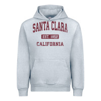Heather Grey santa clara cali ca vintage athletic sports design Urban Hoodie - artisFamous