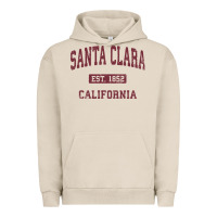 Pigment French Oak santa clara cali ca vintage athletic sports design Urban Hoodie - artisFamous