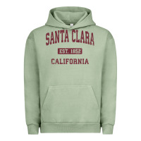 Pigment Oil Green santa clara cali ca vintage athletic sports design Urban Hoodie - artisFamous