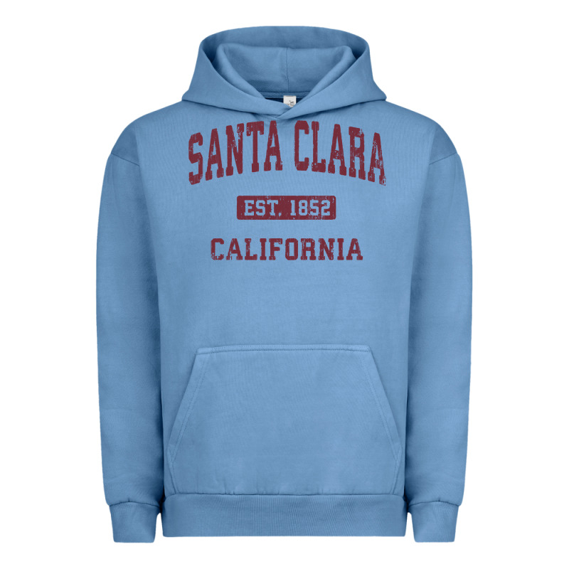 Santa Clara Cali Ca Vintage Athletic Sports Design Urban Hoodie by artisFamous | Teevron