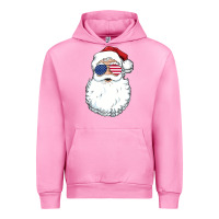 Fuchsia Pink santa claus  u.s.a sunglasses christmas in july santa Urban Hoodie - artisFamous
