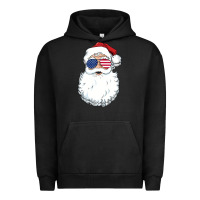 Pigment Black santa claus  u.s.a sunglasses christmas in july santa Urban Hoodie - artisFamous
