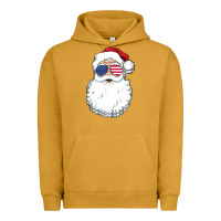 Pigment Peanut Butter santa claus  u.s.a sunglasses christmas in july santa Urban Hoodie - artisFamous