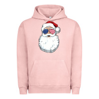 Pigment Salmon santa claus  u.s.a sunglasses christmas in july santa Urban Hoodie - artisFamous