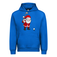 Cobalt santa claus golf christmas golfer golfing gift Urban Hoodie - artisFamous