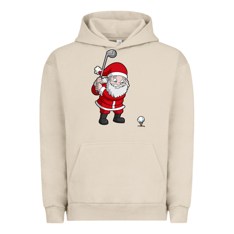 Santa Claus Golf Christmas Golfer Golfing Gift Urban Hoodie by artisFamous | Teevron