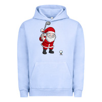 Pigment Grape Ice santa claus golf christmas golfer golfing gift Urban Hoodie - artisFamous