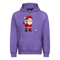Tulip santa claus golf christmas golfer golfing gift Urban Hoodie - artisFamous