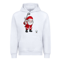 White santa claus golf christmas golfer golfing gift Urban Hoodie - artisFamous