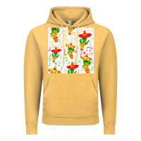 Vintage Mustard mexico seamless pattern Vintage Hoodie - FaDigitalArtStudio