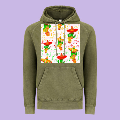 Mexico Seamless Pattern Vintage Hoodie Designed By Fadigitalartstudio