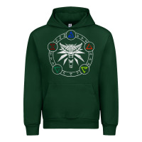 Forest Green camiseta witcher Urban Hoodie - artisFamous
