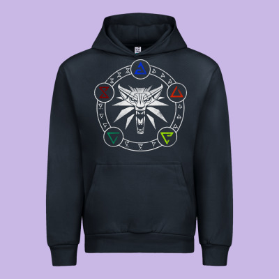 Camiseta Witcher Urban Hoodie Designed By Artisfamous