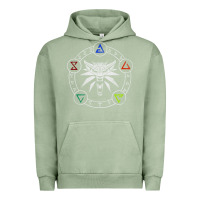 Pigment Oil Green camiseta witcher Urban Hoodie - artisFamous