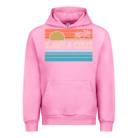 Fuchsia Pink santa c.r.u.z cali sunset 70s 80s surfer summer sun Urban Hoodie - artisFamous