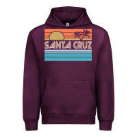 Mauve Wine santa c.r.u.z cali sunset 70s 80s surfer summer sun Urban Hoodie - artisFamous