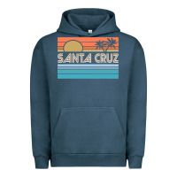Pigment Midnight Navy santa c.r.u.z cali sunset 70s 80s surfer summer sun Urban Hoodie - artisFamous