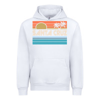 White santa c.r.u.z cali sunset 70s 80s surfer summer sun Urban Hoodie - artisFamous