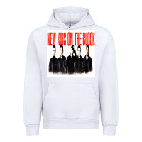 White NEWS KIDS ON THE BLOCK Urban Hoodie - artisFamous