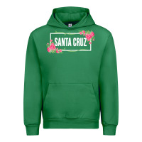 Emerald santa c.r.u.z cali  floral hibiscus flower Urban Hoodie - artisFamous