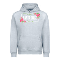 Heather Grey santa c.r.u.z cali  floral hibiscus flower Urban Hoodie - artisFamous