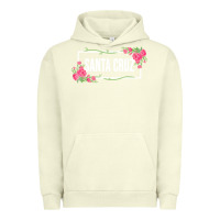 Pigment Pistachio santa c.r.u.z cali  floral hibiscus flower Urban Hoodie - artisFamous
