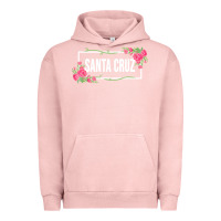 Pigment Salmon santa c.r.u.z cali  floral hibiscus flower Urban Hoodie - artisFamous