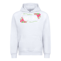 White santa c.r.u.z cali  floral hibiscus flower Urban Hoodie - artisFamous
