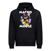 Black macho mouse Urban Hoodie - artisFamous