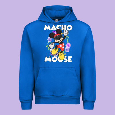 Macho Mouse Urban Hoodie Designed By Artisfamous