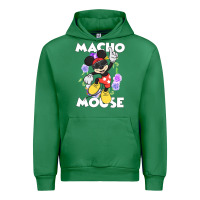 Emerald macho mouse Urban Hoodie - artisFamous
