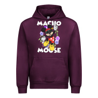 Mauve Wine macho mouse Urban Hoodie - artisFamous