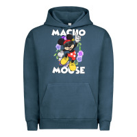 Pigment Midnight Navy macho mouse Urban Hoodie - artisFamous