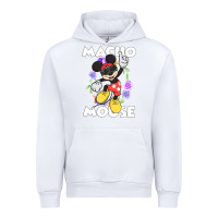 White macho mouse Urban Hoodie - artisFamous