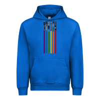 Cobalt rainbow lightsaber Urban Hoodie - artisFamous