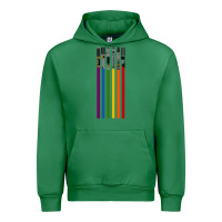 Emerald rainbow lightsaber Urban Hoodie - artisFamous