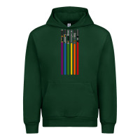 Forest Green rainbow lightsaber Urban Hoodie - artisFamous