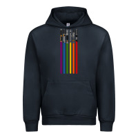 Navy rainbow lightsaber Urban Hoodie - artisFamous