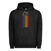 Pigment Black rainbow lightsaber Urban Hoodie - artisFamous
