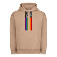 Pigment Burro rainbow lightsaber Urban Hoodie - artisFamous