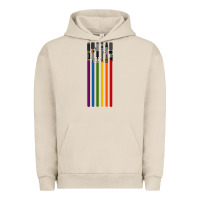 Pigment French Oak rainbow lightsaber Urban Hoodie - artisFamous