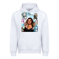 White kelly clarkson Urban Hoodie - artisFamous