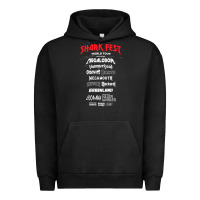 Pigment Black shark fest Urban Hoodie - artisFamous