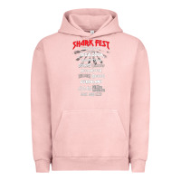 Pigment Salmon shark fest Urban Hoodie - artisFamous