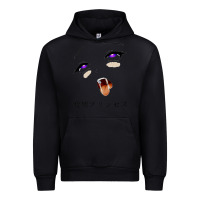 Black ahegao face girl Urban Hoodie - artisFamous