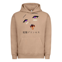 Pigment Burro ahegao face girl Urban Hoodie - artisFamous