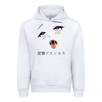 White ahegao face girl Urban Hoodie - artisFamous