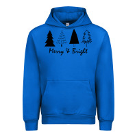 Cobalt merry and bright Urban Hoodie - artisFamous