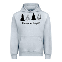 Heather Grey merry and bright Urban Hoodie - artisFamous